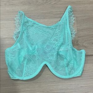 Victoria's Secret Aqua Lace Bralette